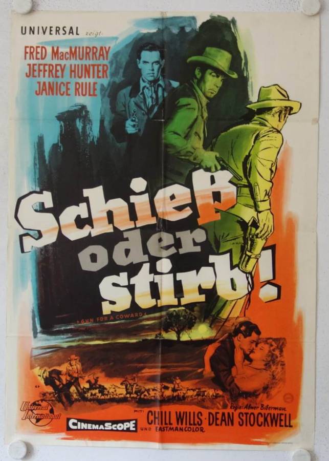 A Gun for a Coward original release german movie poster